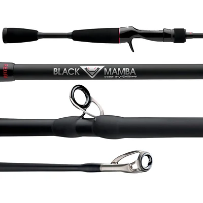 Vara para carretilha Redai Black Mamba Second Generation 5'8" (1,73m) 17 Lbs BM2S 1758