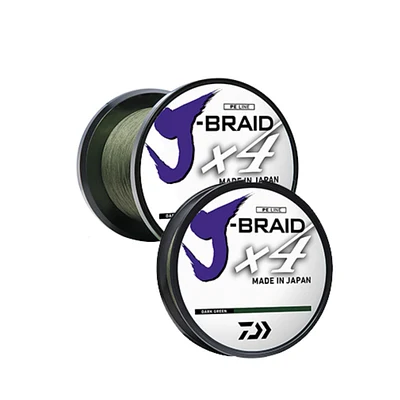 Linha Multifilamento Daiwa J-Braid X4U 270m (300Yds) Amarela