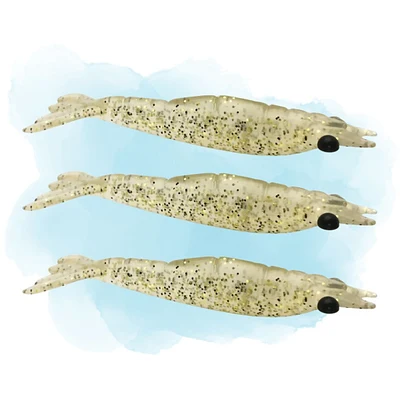 Isca Artificial Monster 3X Camarão Big M Ultrasoft 120 - 12cm