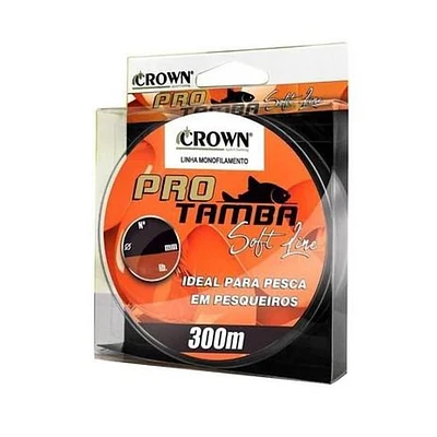 Linha monofilamento Crown Pro Tamba Soft Line 300m - Orange