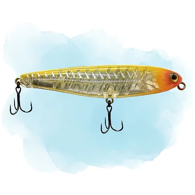 Isca Artificial Jackall Bros Bonnie 85 Orange Clear 8,7 g