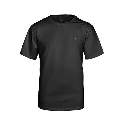 Camiseta Lori Casual Básica regular Fish Masculina Preto