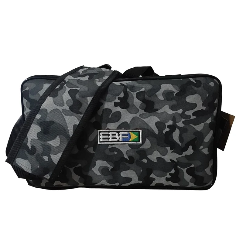 Bolsa EBF Porta Carretilha ou Molinete UP Camuflada Verde Militar cód.397