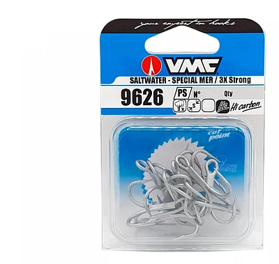 Garatéia VMC 9626PS Saltwater 3x tamanho 04 Pacote com 10 unidades