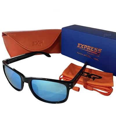 Óculos Polarizado Express Nakamura Floating IV Azul Rev
